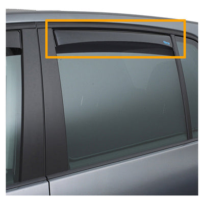 Climair Regenabweiser für Heckfenster Ford Mustang Mach-E 2020- Schwarz