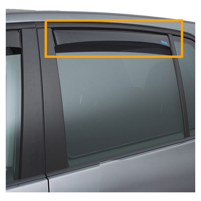 Climair Windabweiser hinten VW ID.4 (E21) 2020-, 5-türig, schwarz