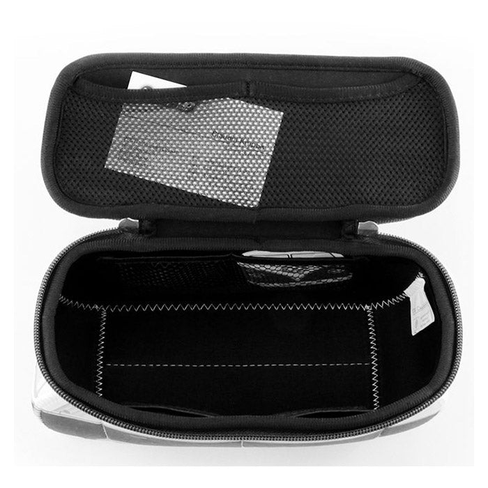 Toiletry Bag / Cosmetics Bag, Blue/Brown (15 BUNE55)