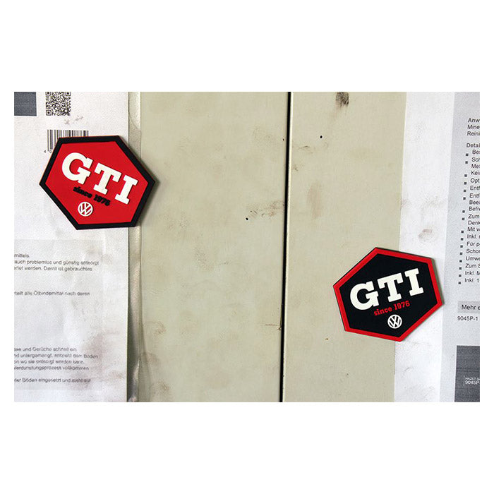 VW GTI rubber magnet, multicoloured, 2 pcs.
