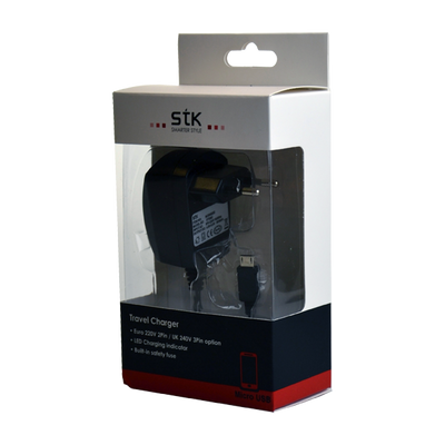220V Charging Adapter with Micro USB