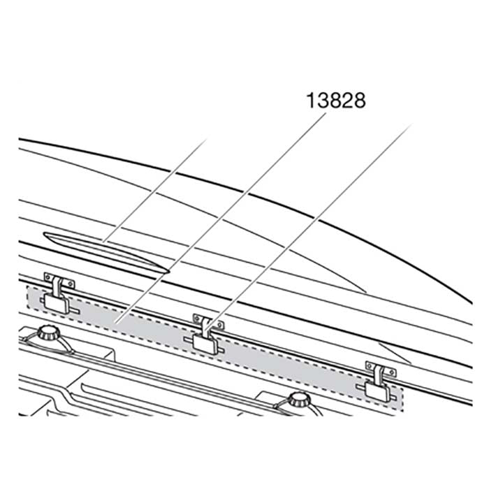 Thule locking rail for Touring 600