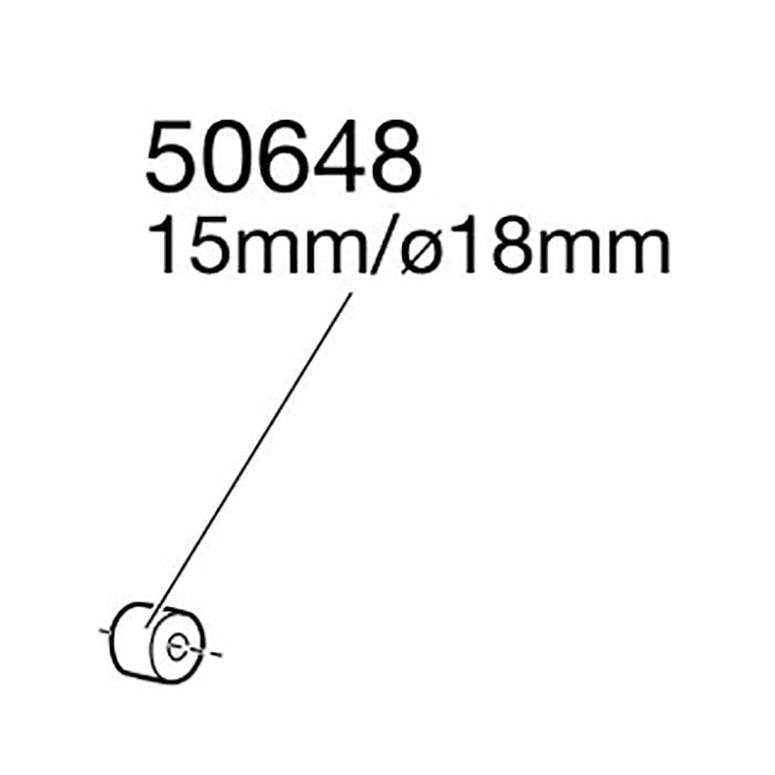 Thule Kunststoffscheibe 15mm ø18 schwarz