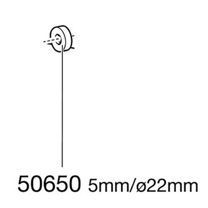 Thule plastic washer 5mm ø20mm
