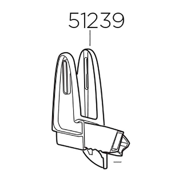 Thule guide rail for 921/923 - right