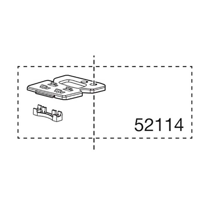 Thule Montageplatte, hinten 591/561
