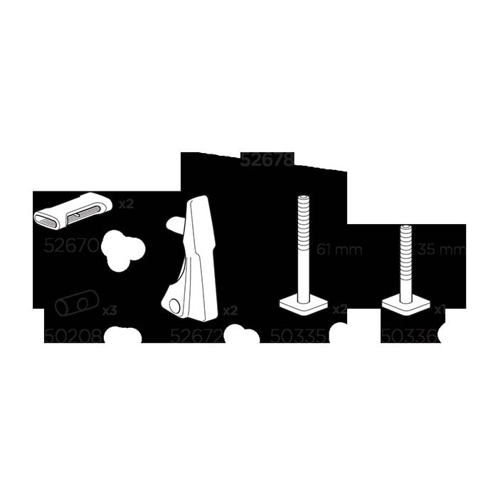 Thule fitting kit WingBar f/598