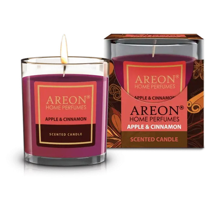 Areon Home, Scented Candle, Apple & Cinnamon