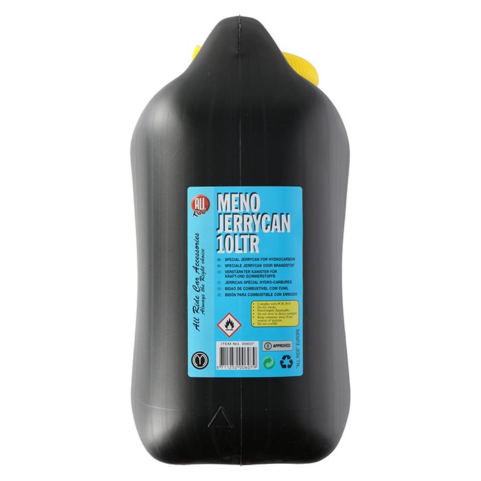 Allride 10L Fuel Can with Spout (Black)