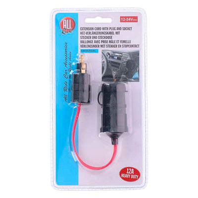 Allride Cigarette Lighter Adapter for DIN Socket, 12V-24V