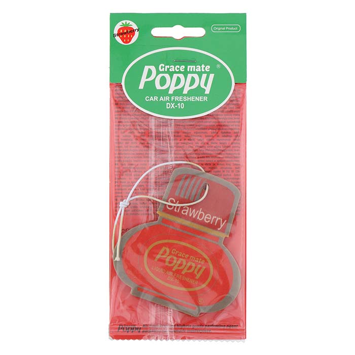 Poppy Fragrance Card, Strawberry