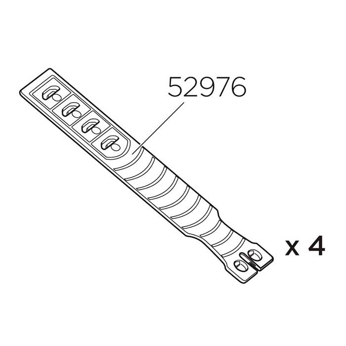 4 pcs. Thule spare part 52976 for WingBar Edge
