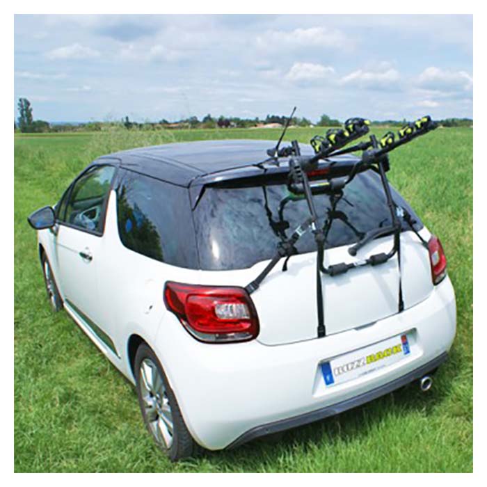 Buzz bike rack for cars without a tow bar