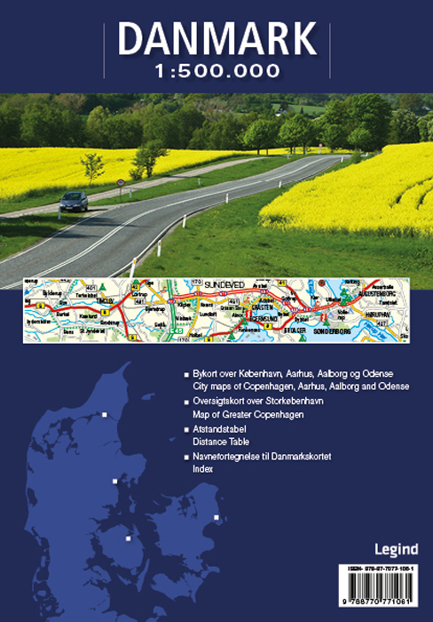 Denmark Fold-Out Map