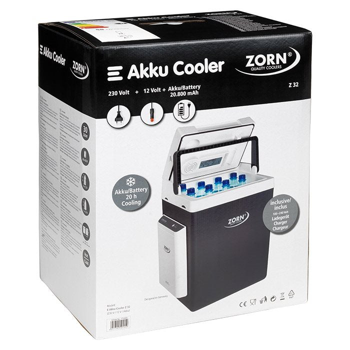 ZORN 30L Cool Box & Warming Box with Battery (12/230V)