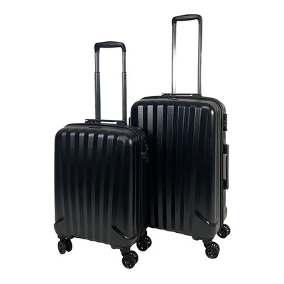 Bon Goût Milano Hardcase 2-Piece Trolley Set Black