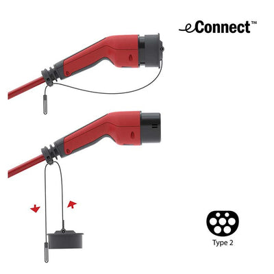 eConnect charging cable MODE3 – T2, 7.5m, 1-phase 20A (2)