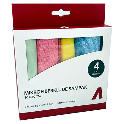 Avant Microfibre Cloth Set, 4-pack