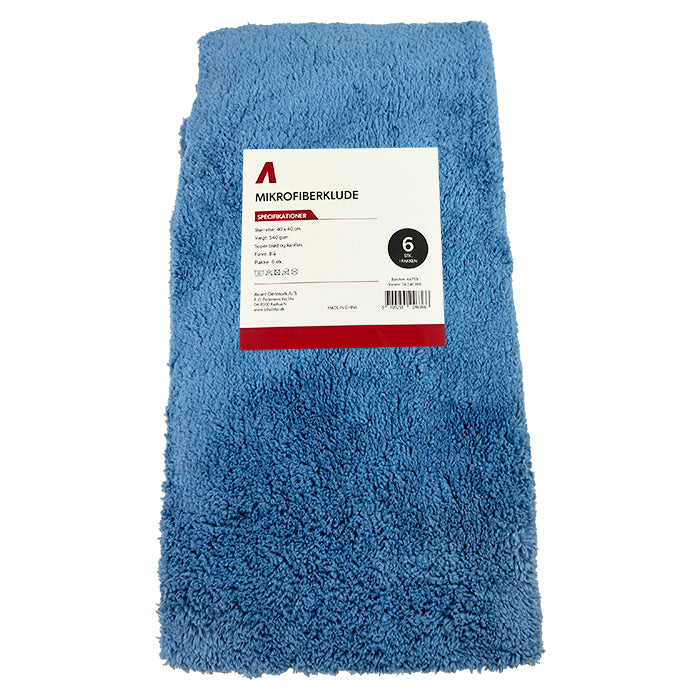 Avant Luxury Microfibre Cloth, 40x40cm, 540gsm, 6 pcs