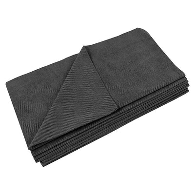 Avant Microfibre Cloth, 40x40cm, 330gsm, 10 pcs Black