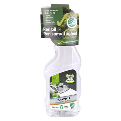 Basta Greenline Glass Cleaner 710ml Nordic Swan Ecolabelled