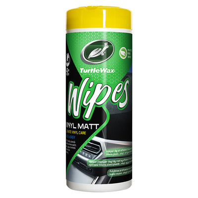 Turtle Wipes Vinyl Mat Tube 40 pcs Vinyl Cleaning Wipes