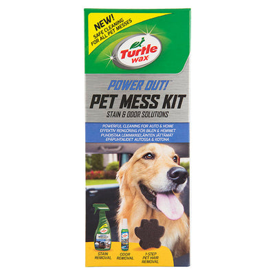 Turtle Wax Power Out Pet Mess Kit – Pet Mess Clean-Up for Cars