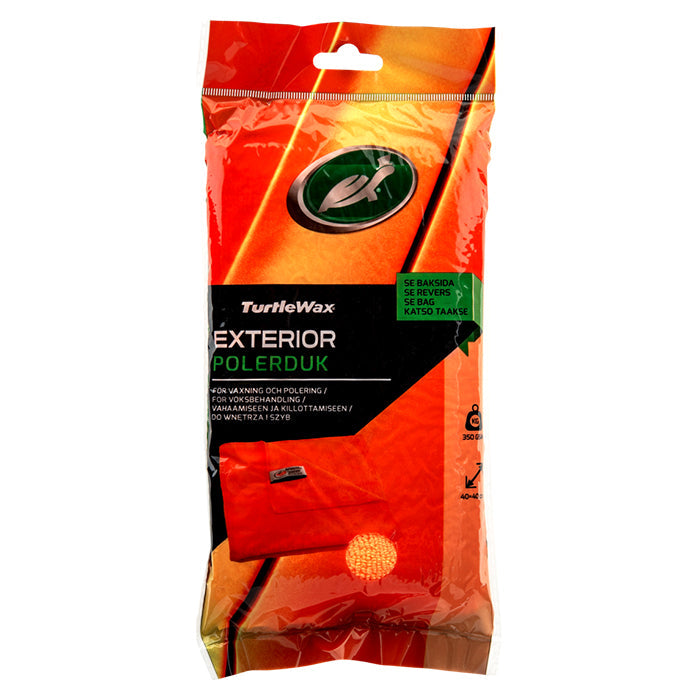 Turtle Wax Turtle Microfibre Cloth Exterior Orange 40x40cm