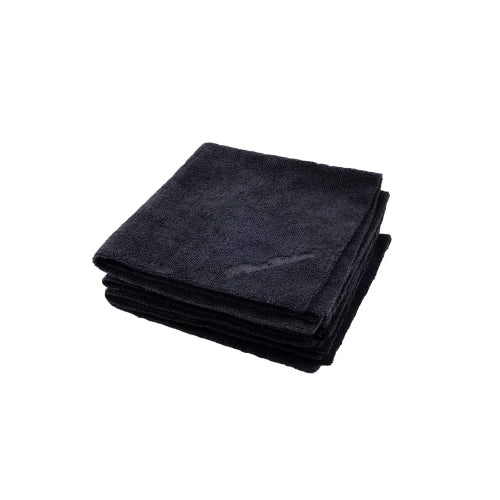 Maxshine Microfibre Cloth 40x40cm Seamless Black 5 pcs.