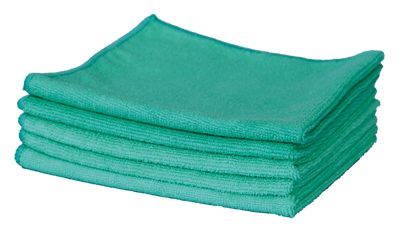 MaxShine Microfibre Cloth 300 GSM 40x40cm Green 5 pcs