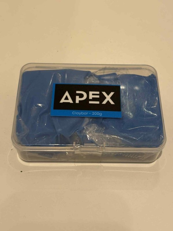 APEX Clay Bar 200 g (2 × 100 g): Effective Synthetic Clay for Deep Paint Cleansing, Fallout Removal & Gloss Enhancement