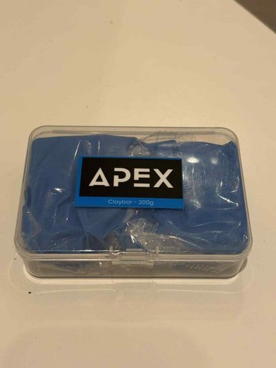 APEX Clay Bar 200 g (2 × 100 g): Effective Synthetic Clay for Deep Paint Cleansing, Fallout Removal & Gloss Enhancement