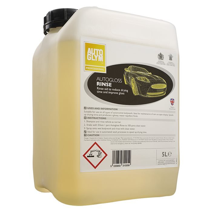 Autoglym Autogloss Rinse 5L Klarspülwachs