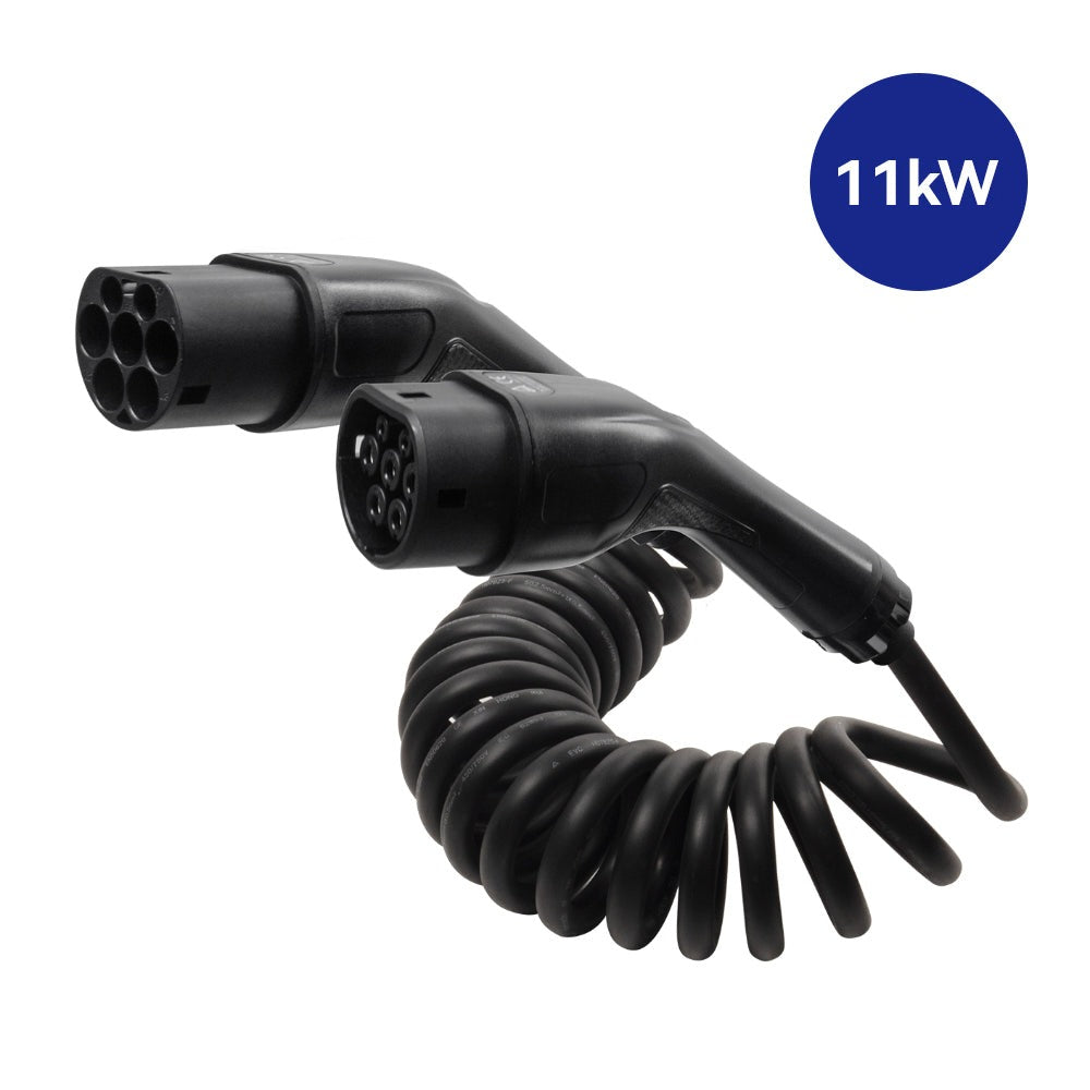 Chargr coiled charging cable 11 kW