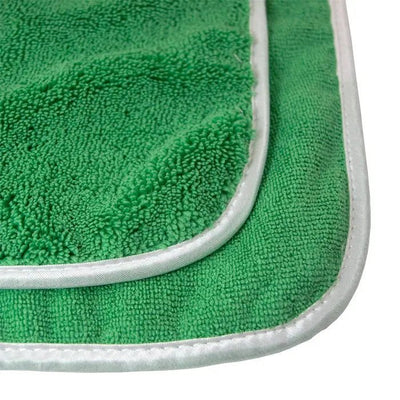 Monello Peluche Verde – grøn mikrofiberklud 45 × 45 cm - GreenGoing