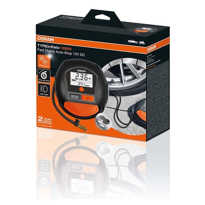 Osram TYREinflate 1000 Mini Compressor
