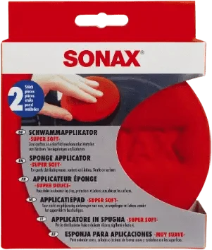 SONAX Applicator Pad 2-Pack Red