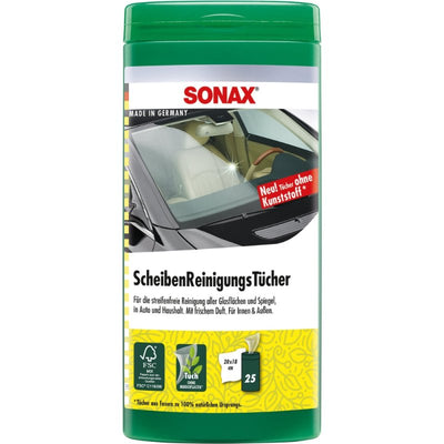 SONAX Glass Cleaning Wipes 25 pcs