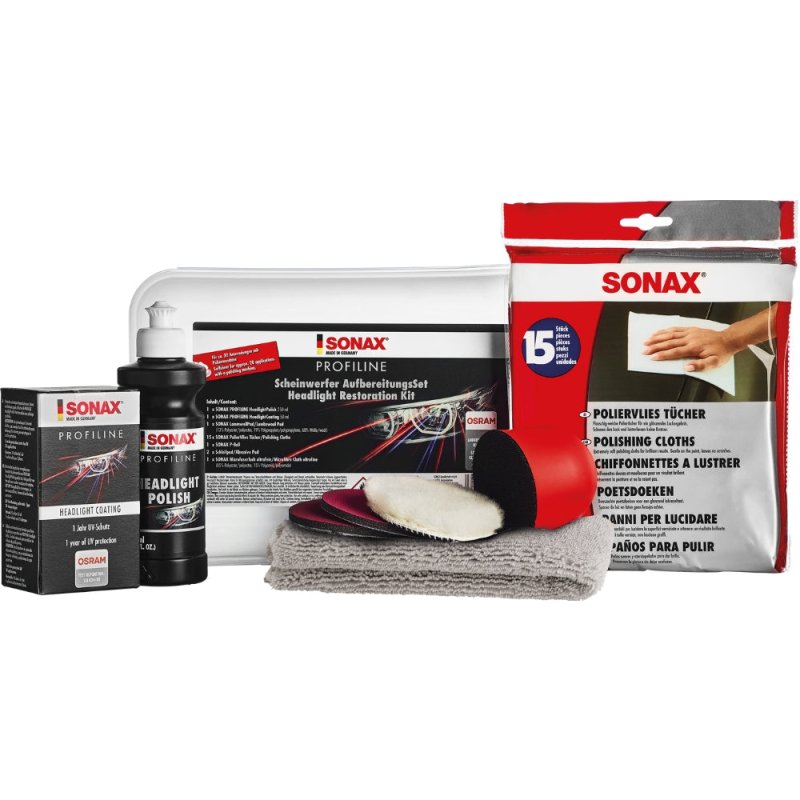 SONAX Profiline Scheinwerfer-Aufbereitungsset