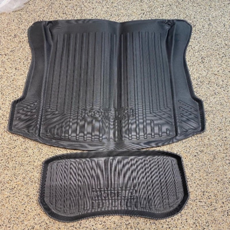 T1007: Boot Mat Black Foam Tesla Model 3