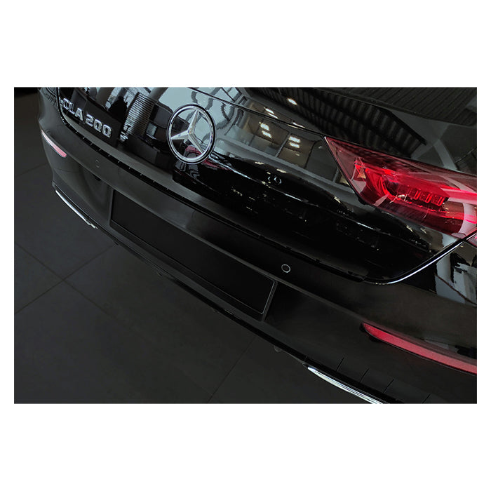 Avisa Boot Sill Protector Mercedes CLA Estate 2019- Black Steel