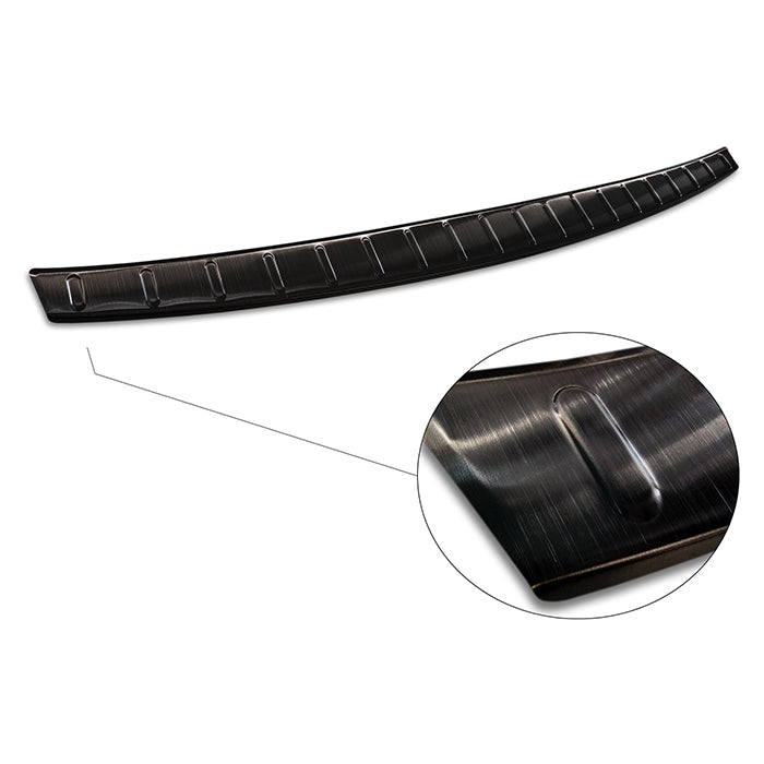 Avisa Boot Sill Protector Mercedes CLA Estate 2019- Black Steel