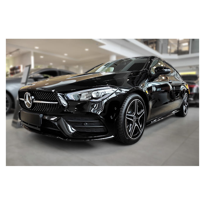 Avisa Boot Sill Protector Mercedes CLA Estate 2019- Black Steel