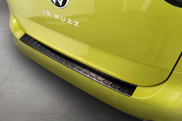 Boot Sill Protector for VW ID.Buzz 2022- Black Stainless Steel