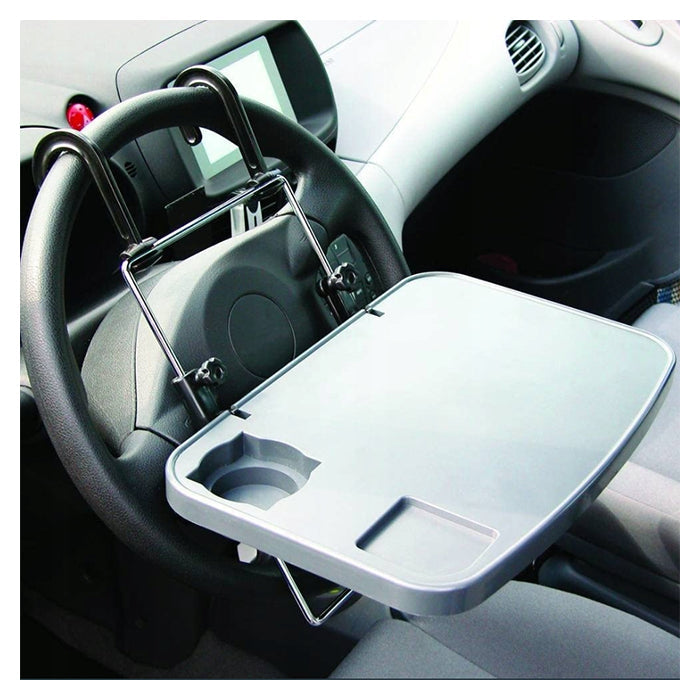Steering Wheel Tray with Hooks