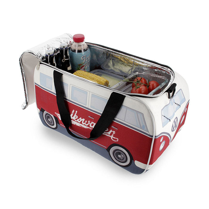 Cool Bag, VW T1 Bus White/Red 25 Litres