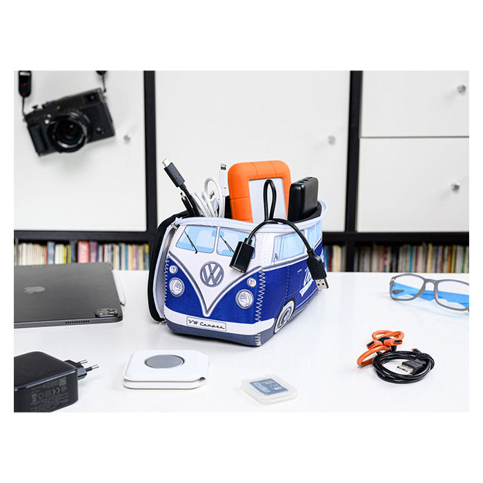 Kulturtasche / Kosmetiktasche, blau (15 BUNE42)