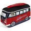 Toiletry / cosmetics bag, black/red