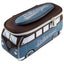 Toiletry Bag / Cosmetics Bag, Blue/Brown (15 BUNE55)