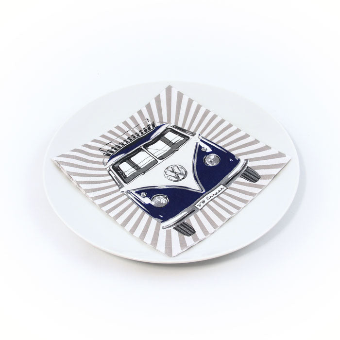 Napkins, VW Bus T1 "Stripes"